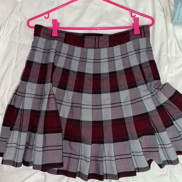 Plaid trendy skirt - Picture 3 of 3